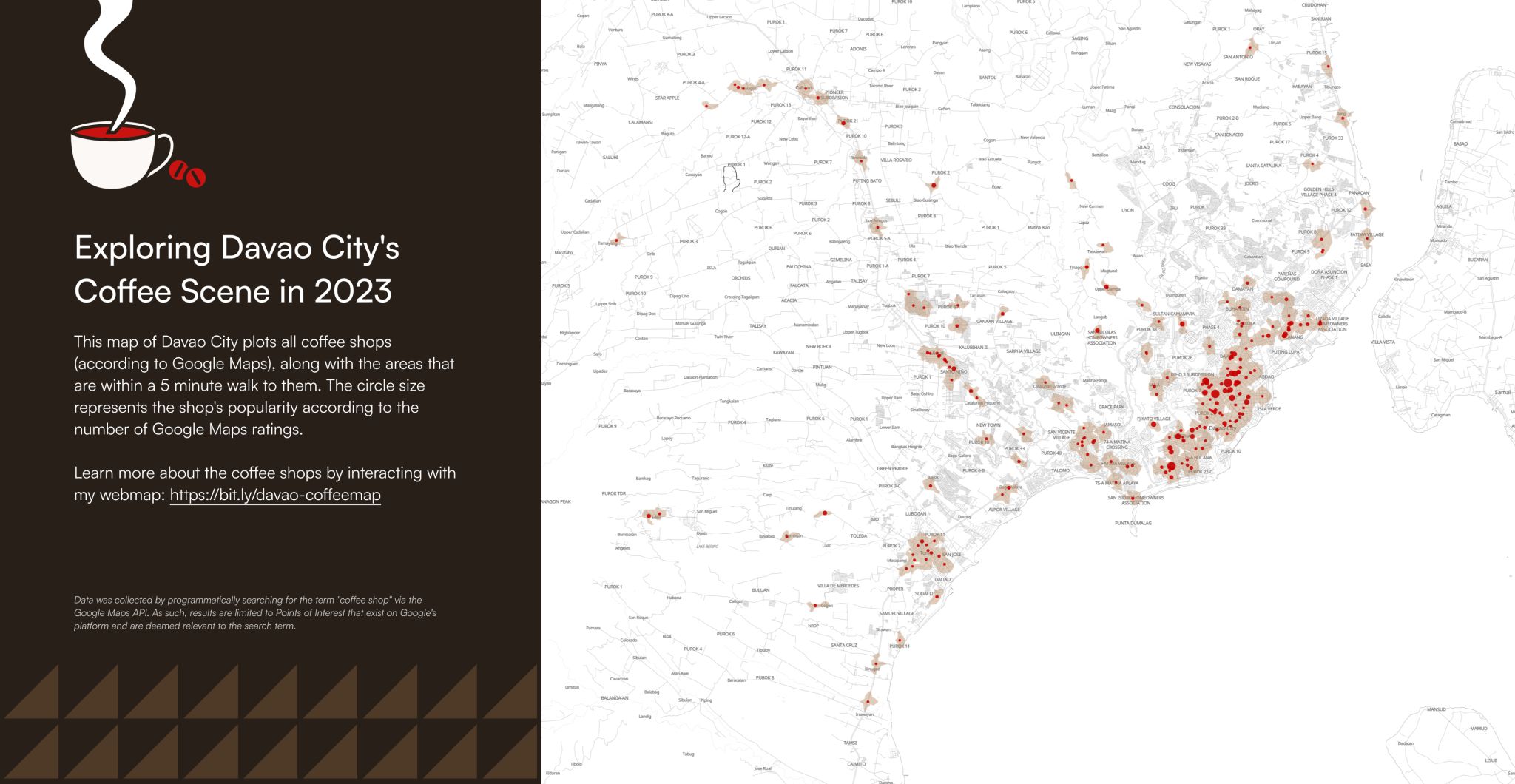 Davao Coffee Map